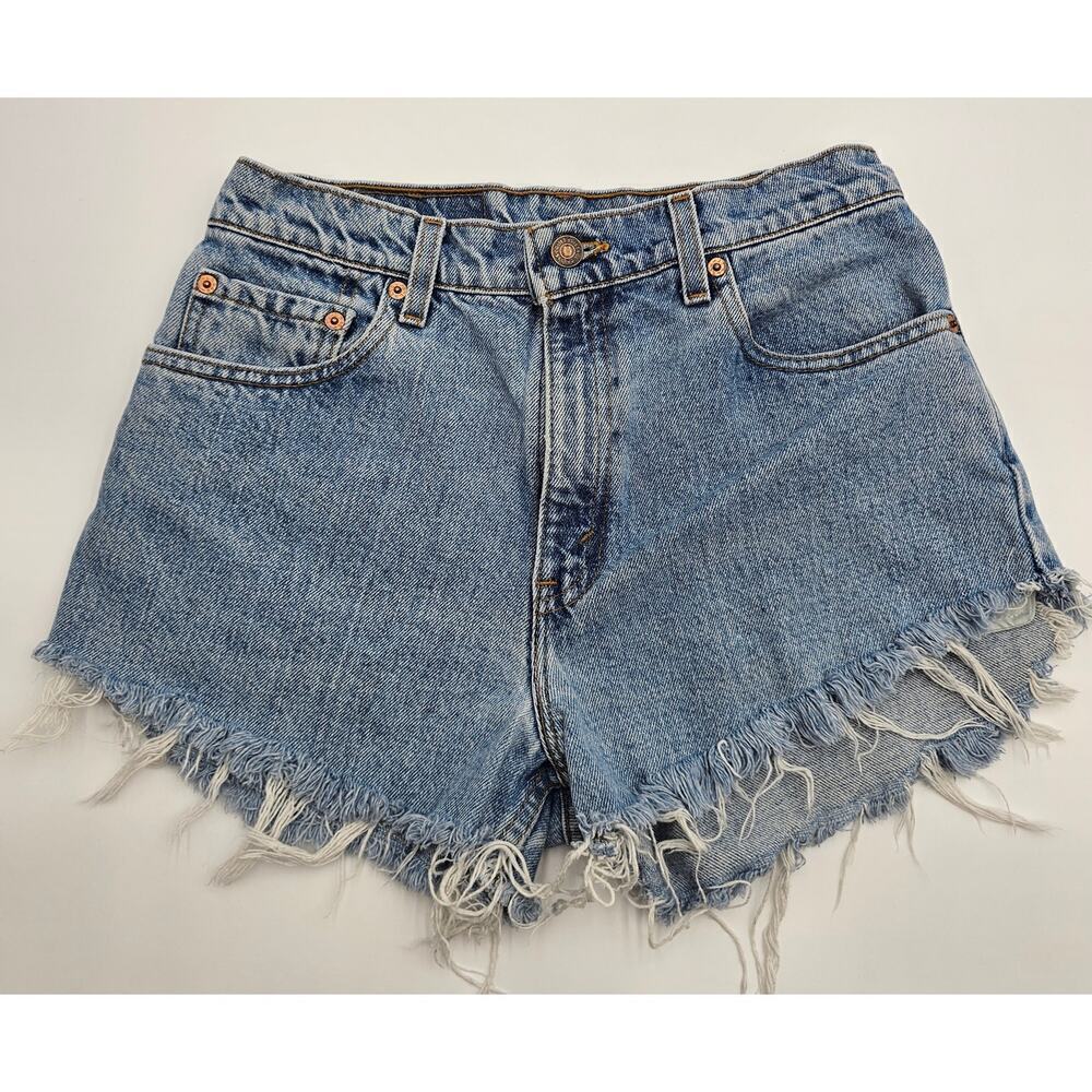 Levi's 550 Vtg Juniors 9 Large Denim Cutoff Jeans